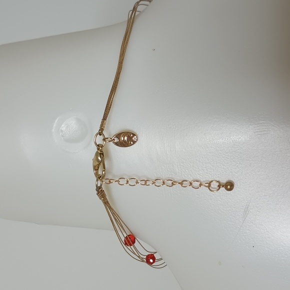Red Adjustable Necklace - Picture 2 of 3